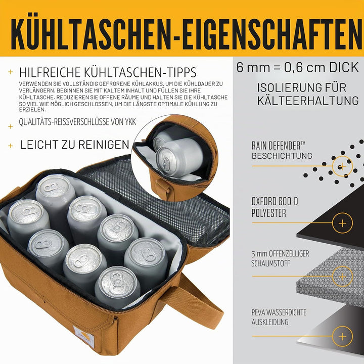 Carhartt Insulated Lunch Cooler One Size Kiesfarben, One Size Kiesfarben