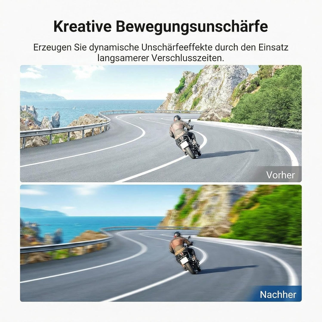 NEEWER ND Filter Set kompatibel mit DJI Osmo 360 nur, ND16 (4 Stop), Snap On, mehrfachvergüteter opt