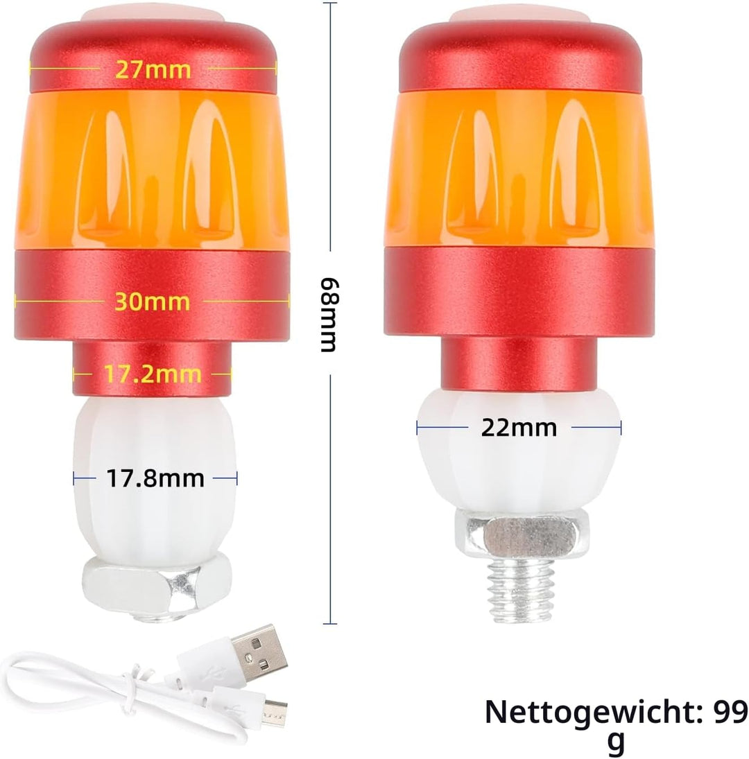 LED-Lenkerblinker für Xiaomi M365/Segway Ninebot F2 Pro D/E3 Pro D/Max G30 | E Scooter Blinker Wiede