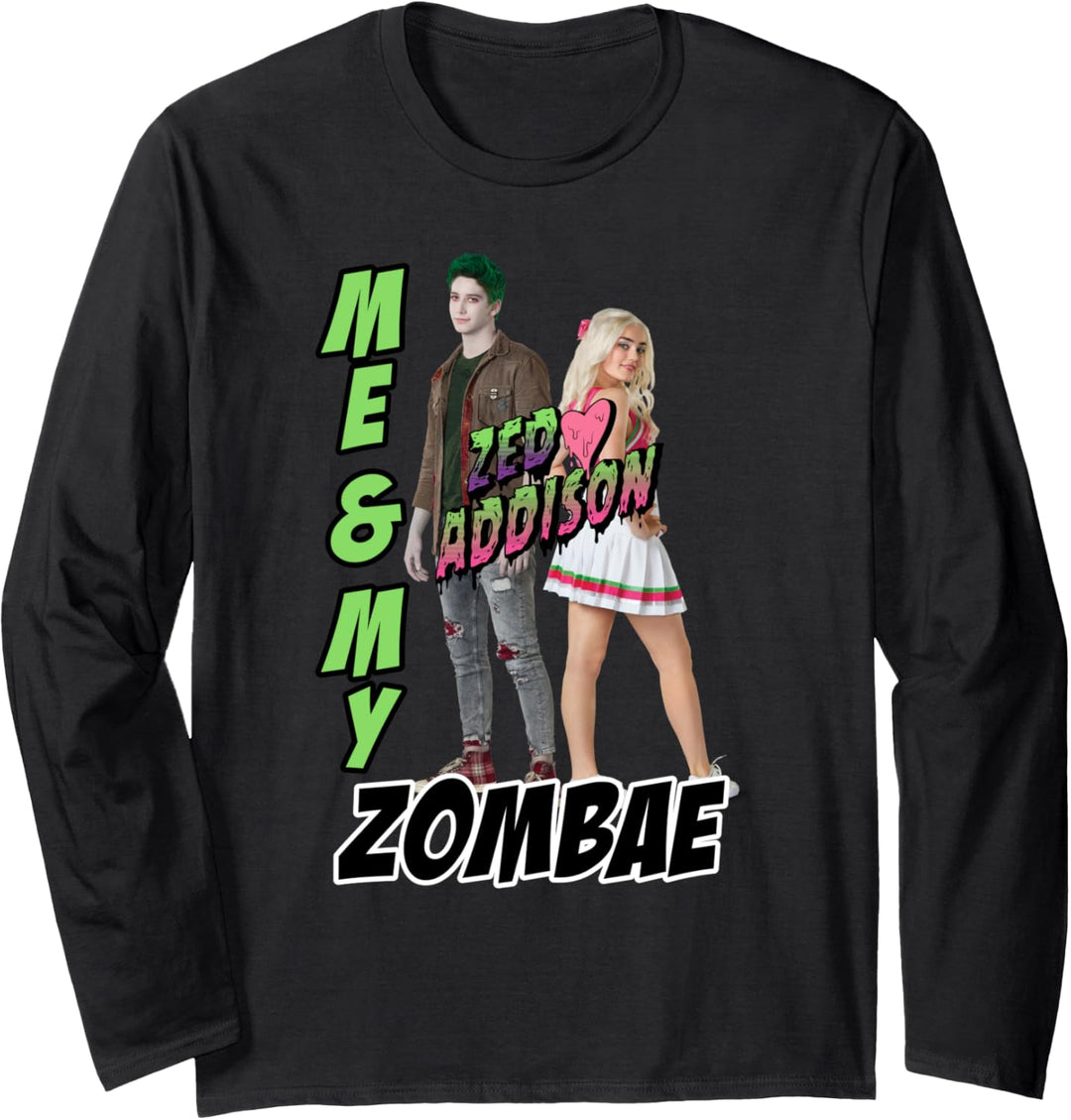 Disney Zombies Zed & Addison Zombae Poster Langarmshirt