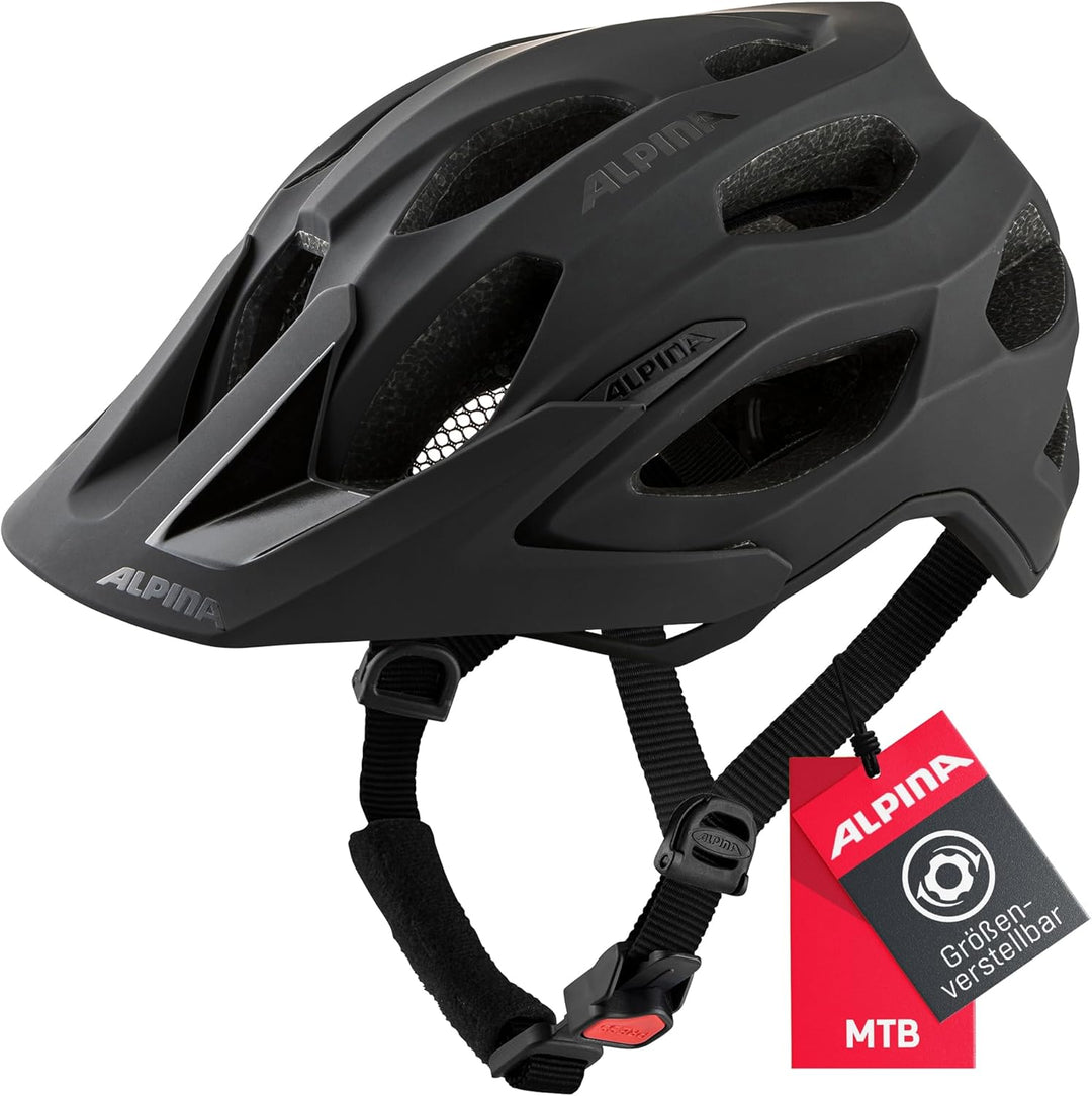 ALPINA CARAPAX 2.0 - Leichter, Stabiler & Komfortabler Fahrradhelm Mit Fliegennetz & Antibakterielle