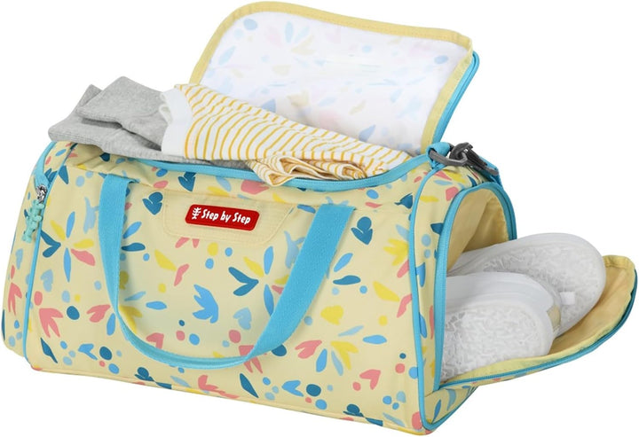 Step by Step Sporttasche Cat Lilly, gelb, mit Nasswäschefach, Abnehmbarer Tragegurt, Verstellbarer S