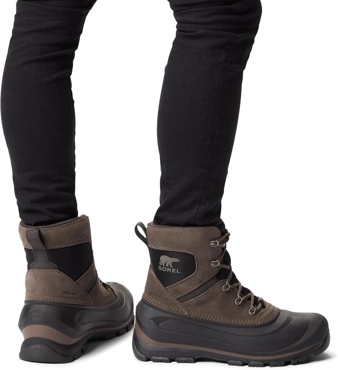 Sorel Buxton Lace Waterproof wasserdichte Winterstiefel für Herren, Braun (Major x Black), 40 EU 41.