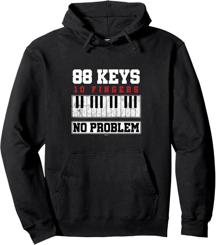 Pianist Klaviertastatur Klaviertaste Musik Klavier Geschenk Pullover Hoodie