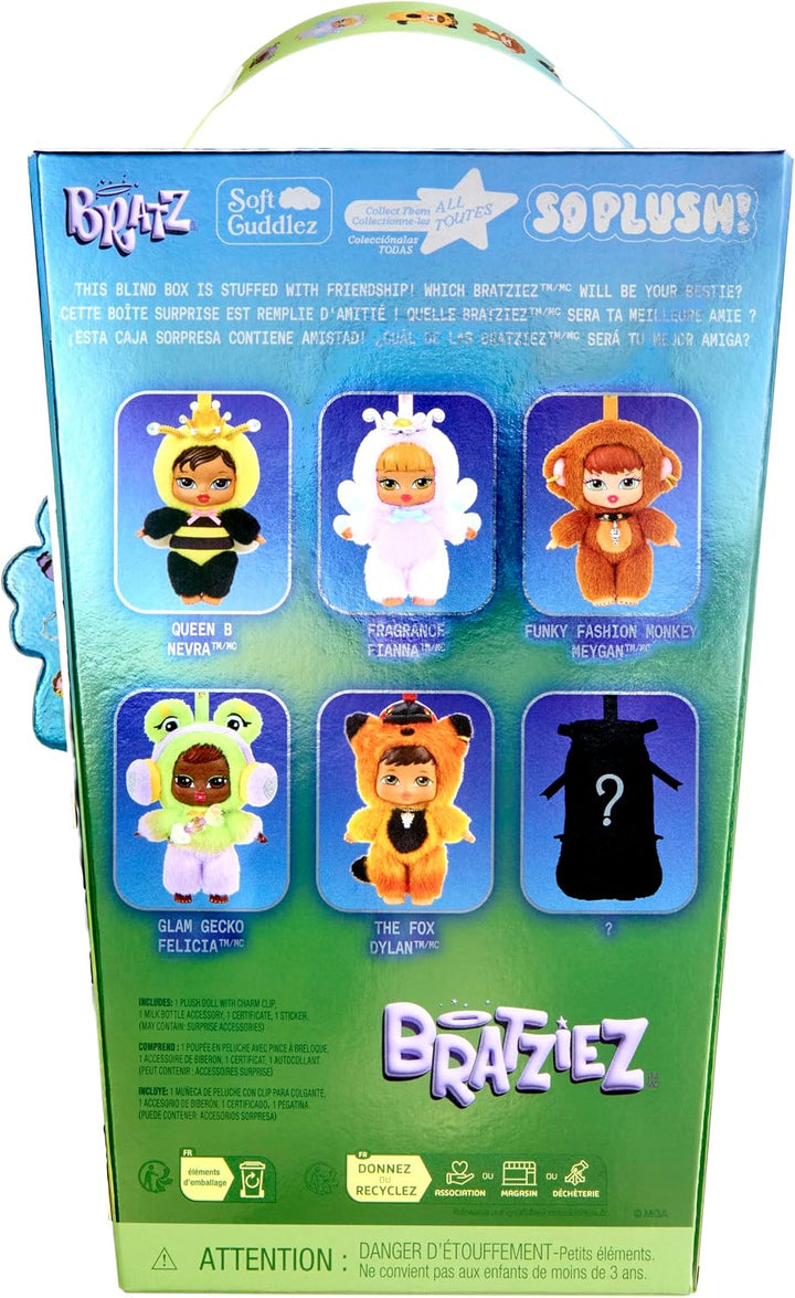 Bratz Bratziez Iconz Bestiez - Plüsch-Sammelstück, 6 Figuren | Plüsch-Sammelstück, Vinyl-Gesicht, An