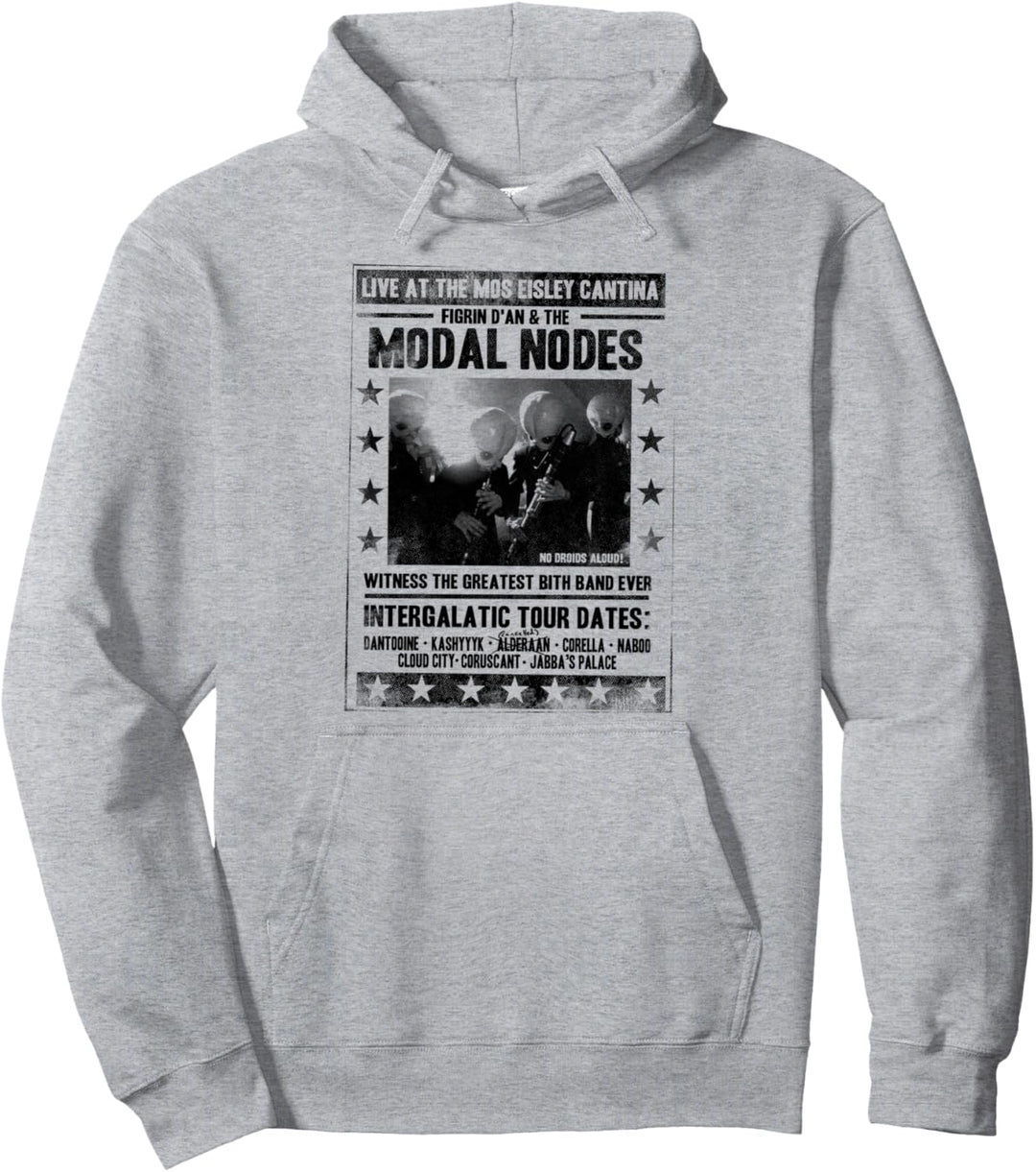 Star Wars Cantina Band Concert Poster Pullover Hoodie