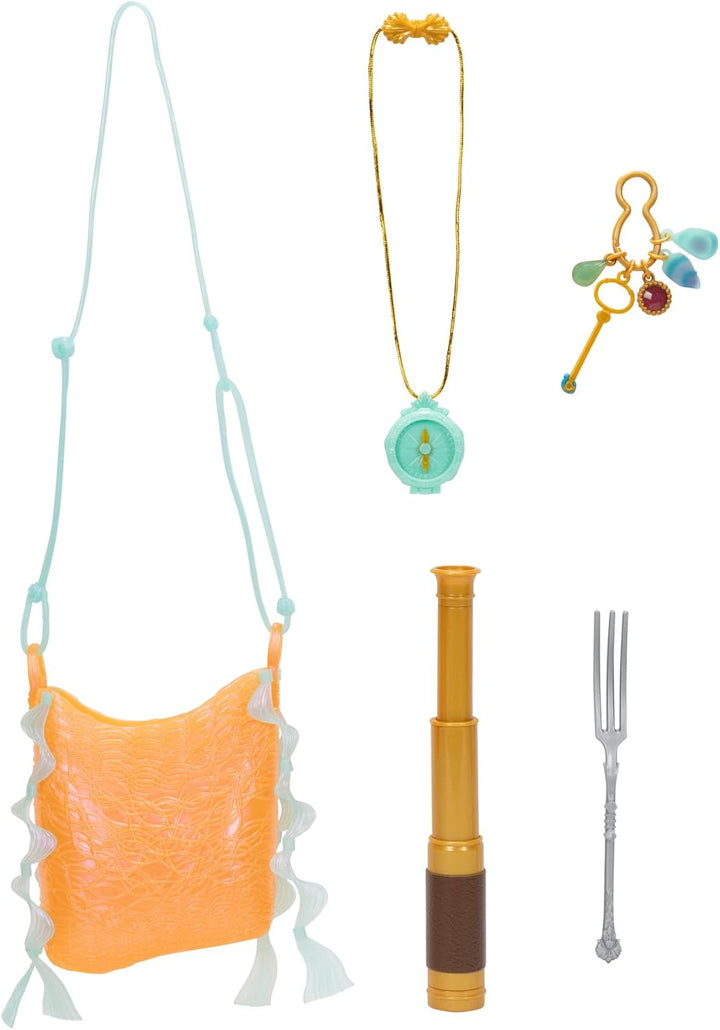 Disney The Little Mermaid Arielle Schatztasche mit abnehmbarem Schlüsselring und Charms, erweiterbar