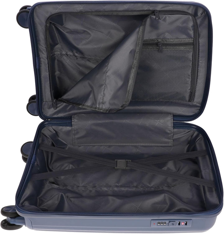 Christian Wippermann Koffer L 80L - Robuster ABS Hartschalenkoffer Grösse L 44x66x28 cm - Leicht mit