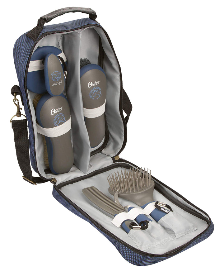 Oster Pferdepflegeset blau 7-teilig Single, Single