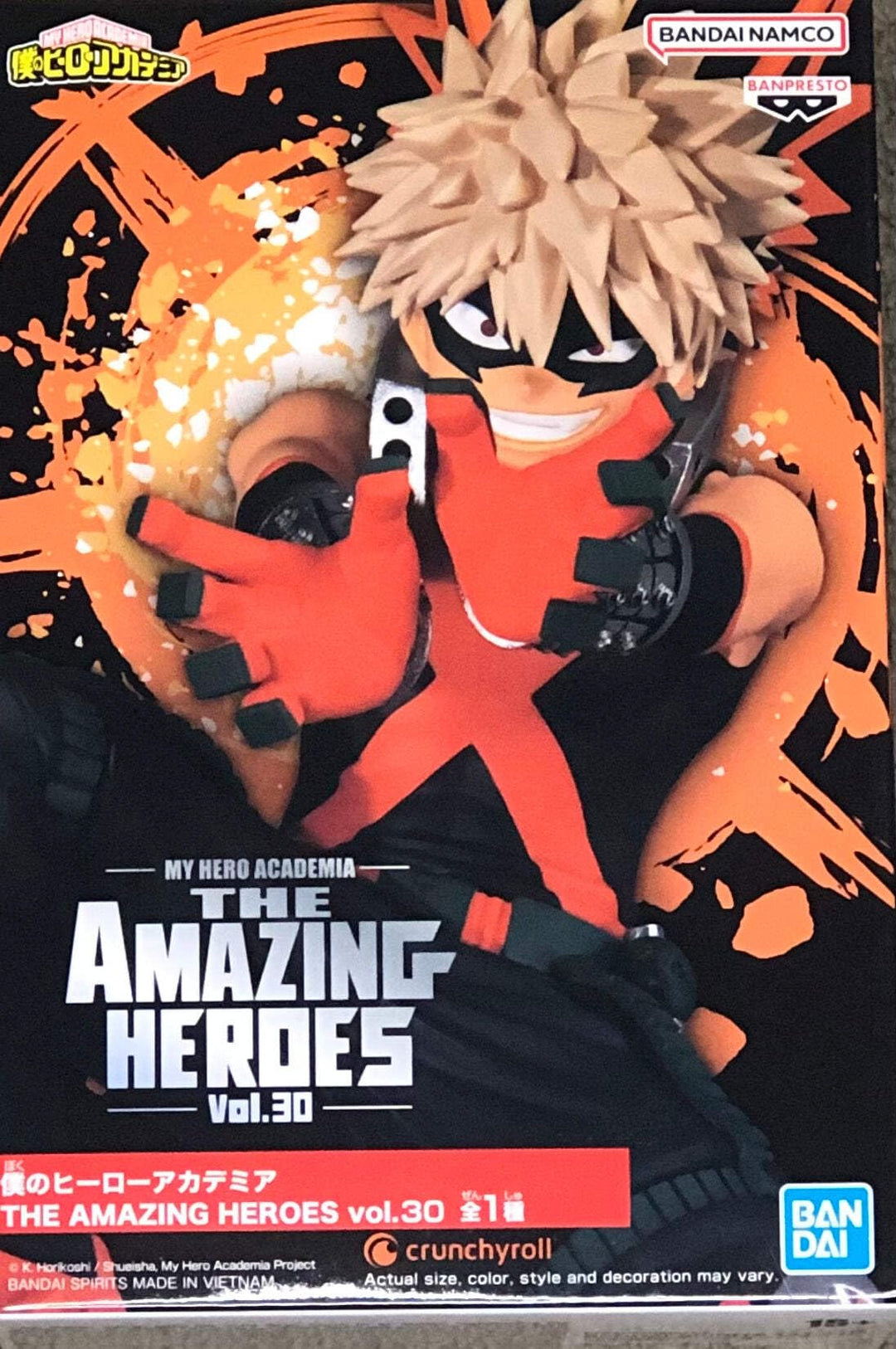 BANPRESTO My Hero Academia - Katsuki Bakugo - Figurine The Amazing Heroes 12cm