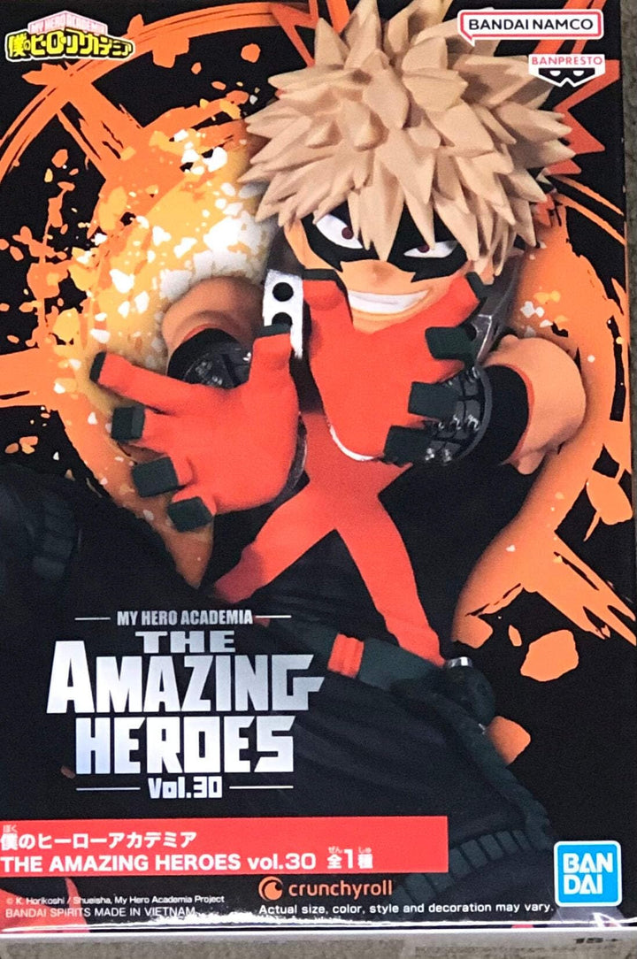 BANPRESTO My Hero Academia - Katsuki Bakugo - Figurine The Amazing Heroes 12cm