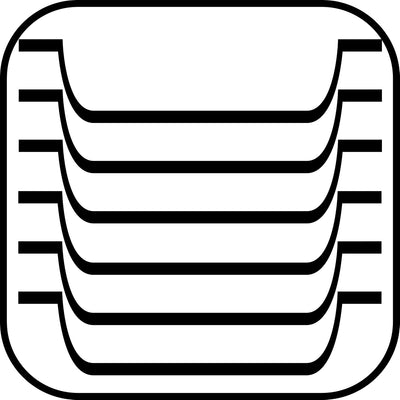 APS Tablett „Bistro“, Serviertablett, schwarzes Melamin Tablett, rutschfest, mit 2 Griffmulden und S