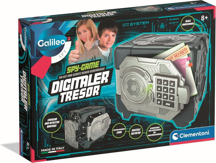 Galileo Spy Digitaler Tresor - Safe mit Alarm & Warnleuchte für Junge Agenten & Spione - Spielzeug f