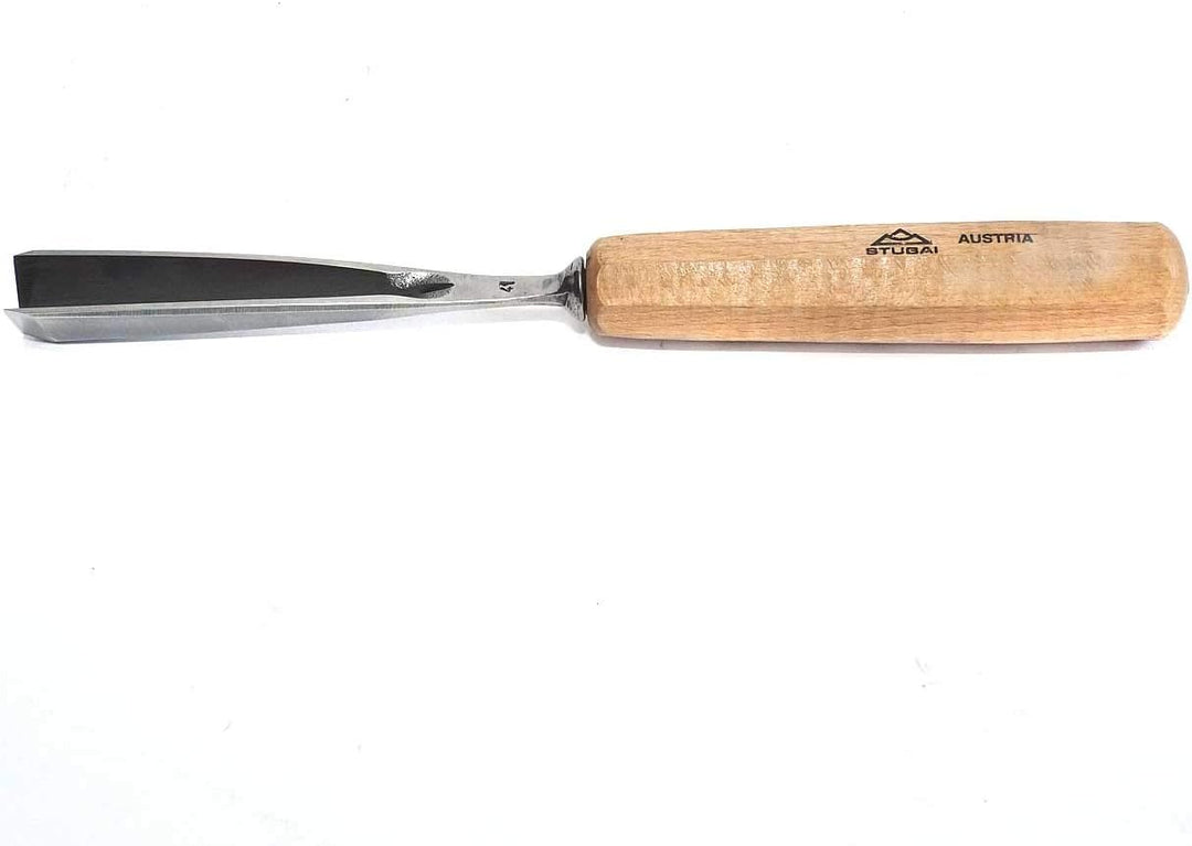 Gerader Geissfuss Stubai 2mm Stich 41und 60°, lange Form poliert 554102, V-förmigen Schneide, sowohl