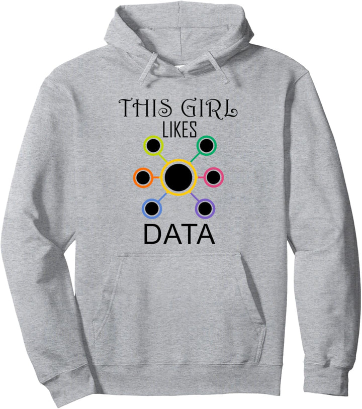 Datenanalyst Ironischer Spruch Mädchen mag Statistik Pullover Hoodie