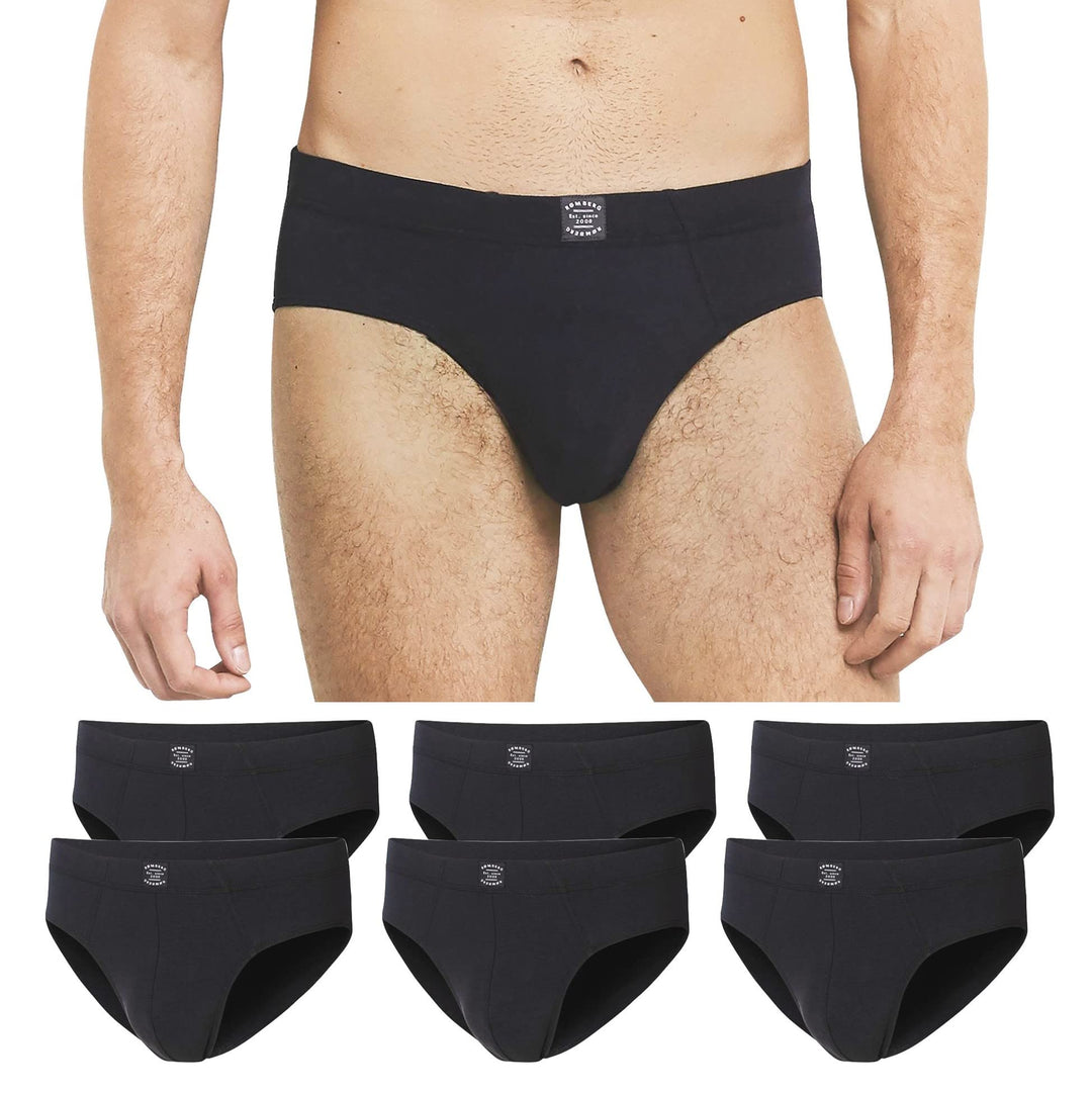 Romberg Herren Unterhose, klassischer Slip, 6er Pack aus nachhaltiger Bio-Baumwolle (GOTS Zertifizie