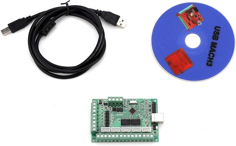 12-24V-Treiberplatine, CNC-USB-Mach3-Platine, 5-Achsen-Schnittstellentreiber Motion Controller