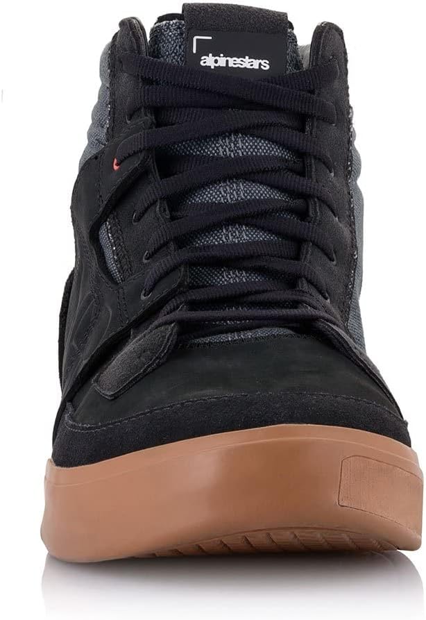 Alpinestars Grange Motorradschuhe, schwarz/blau, 12.5 (46) 46 EU Schwarzes Indigo der Stimmung, 46 E
