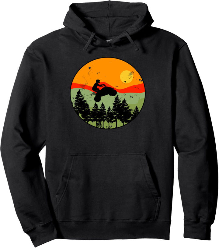 Quadfahrer Quad Pullover Hoodie