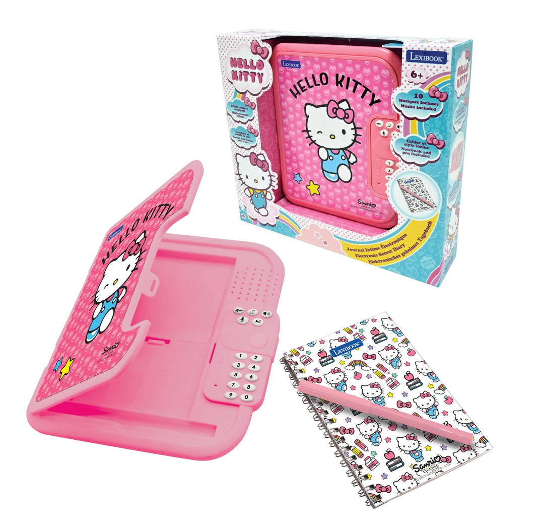Lexibook, Disney Stitch elektronisches Tagebuch mit Stift und Notizbuch enthalten, interaktiv, passw