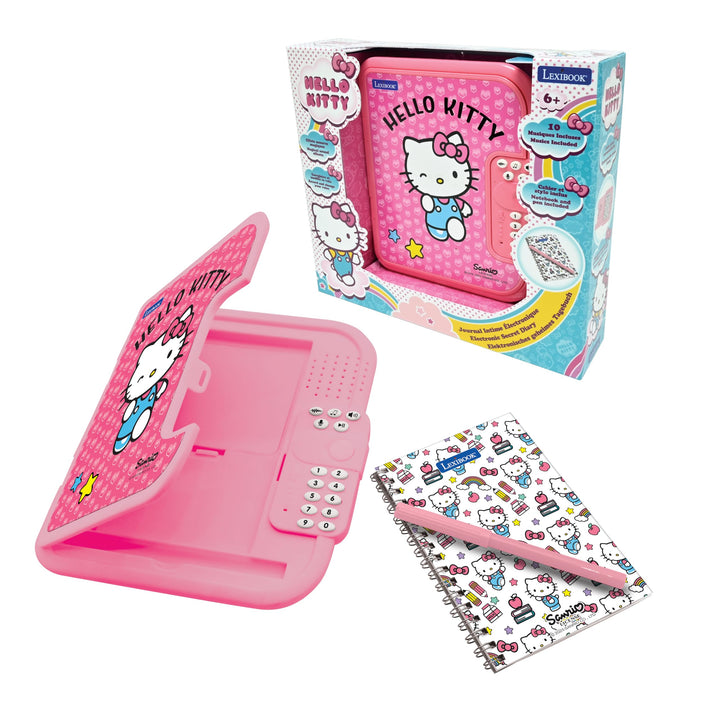 Lexibook, Disney Stitch elektronisches Tagebuch mit Stift und Notizbuch enthalten, interaktiv, passw