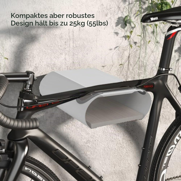 Maclean MC-466 Fahrrad-Wandhalterung Wandfahrradträger Horizontal Fahrradwandhalterung Fahrradhalter