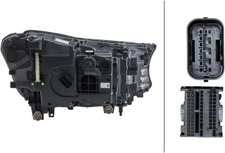 HELLA 1EX 354 854-091 LED-Hauptscheinwerfer - AHL - SAE - für Rechtsverkehr - vorne links