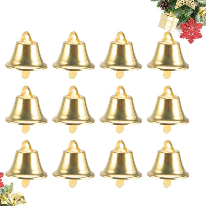 Operitacx 120 StüCk GlöCkchen Zum Basteln, 20mm Kleine GlöCkchen FüR Basteln, Weihnachtsglocken, Win
