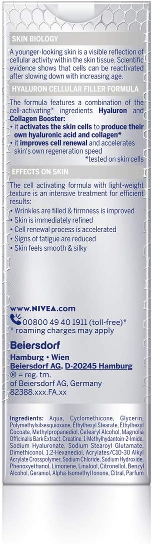 Nivea Cellular ANTI-AGE Skin Rejuvenation Concentrated Skin-Refining Serum 40ml