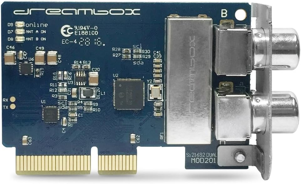 Dreambox DVB-C/T2 Dual Tuner (geeignet für DM Series) silber TV signal receiver, TV signal receiver