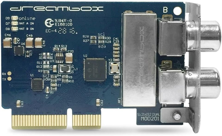 Dreambox DVB-C/T2 Dual Tuner (geeignet für DM Series) silber TV signal receiver, TV signal receiver