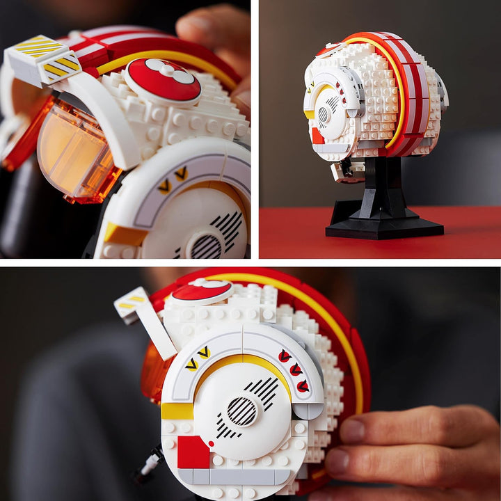 LEGO 75327 Star Wars Helm von Luke Skywalker (Rot Fünf) Modell, Sammlerstück und ein tolles Geschenk