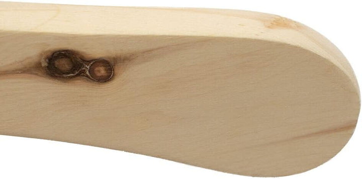 Kleiderbügel - Holzbügel aus massivem Zirbenholz - mit 360° drehbarem Haken - echte Handarbeit - Kle