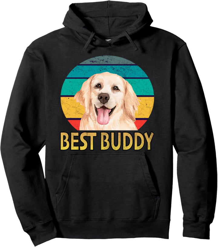 Golden Retriever. Retro Golden Retriever Hunde. süsser Hund Pullover Hoodie