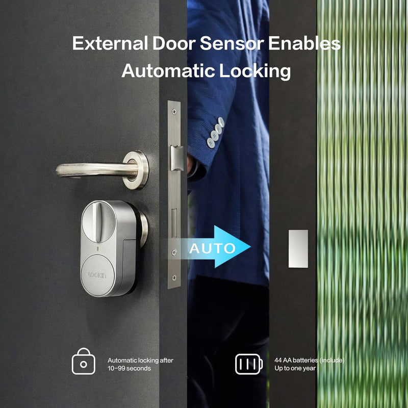 Lockin Smartes Türschloss G30 mit Keypad Pro, WLAN & App-Steuerung, Auto-Lock, Alexa- & Google-kompa