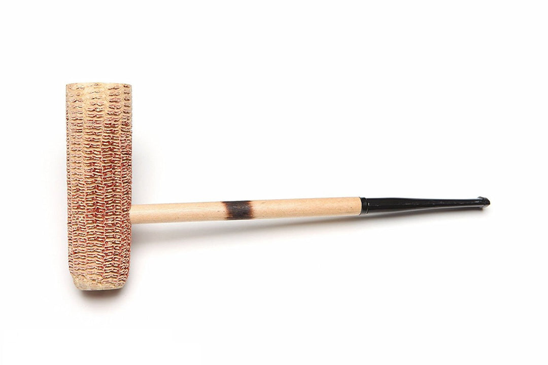 MacArthur Classic Natural Missouri Meerschaum Corn Cob Pipe 6228