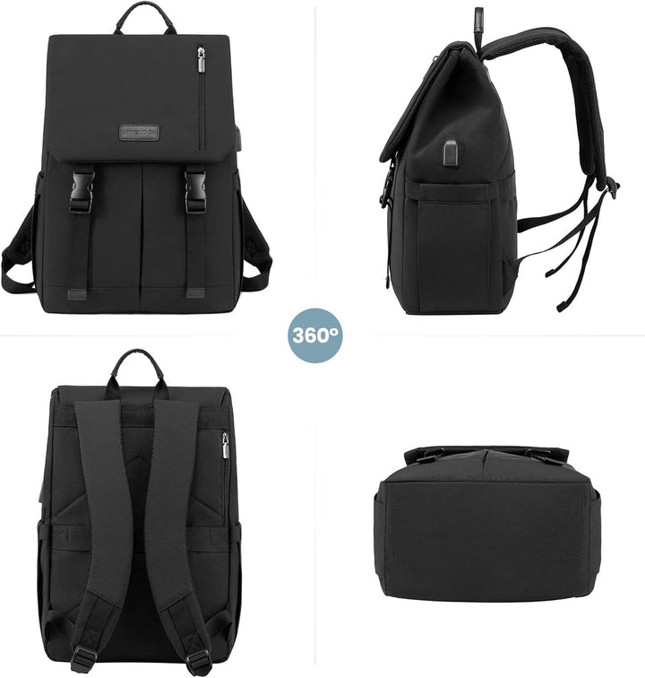 LOVEVOOK Rucksack Damen Herren 15.6 Zoll Laptop Rucksack Wasserdicht Schulrucksack Teenager Mädchen