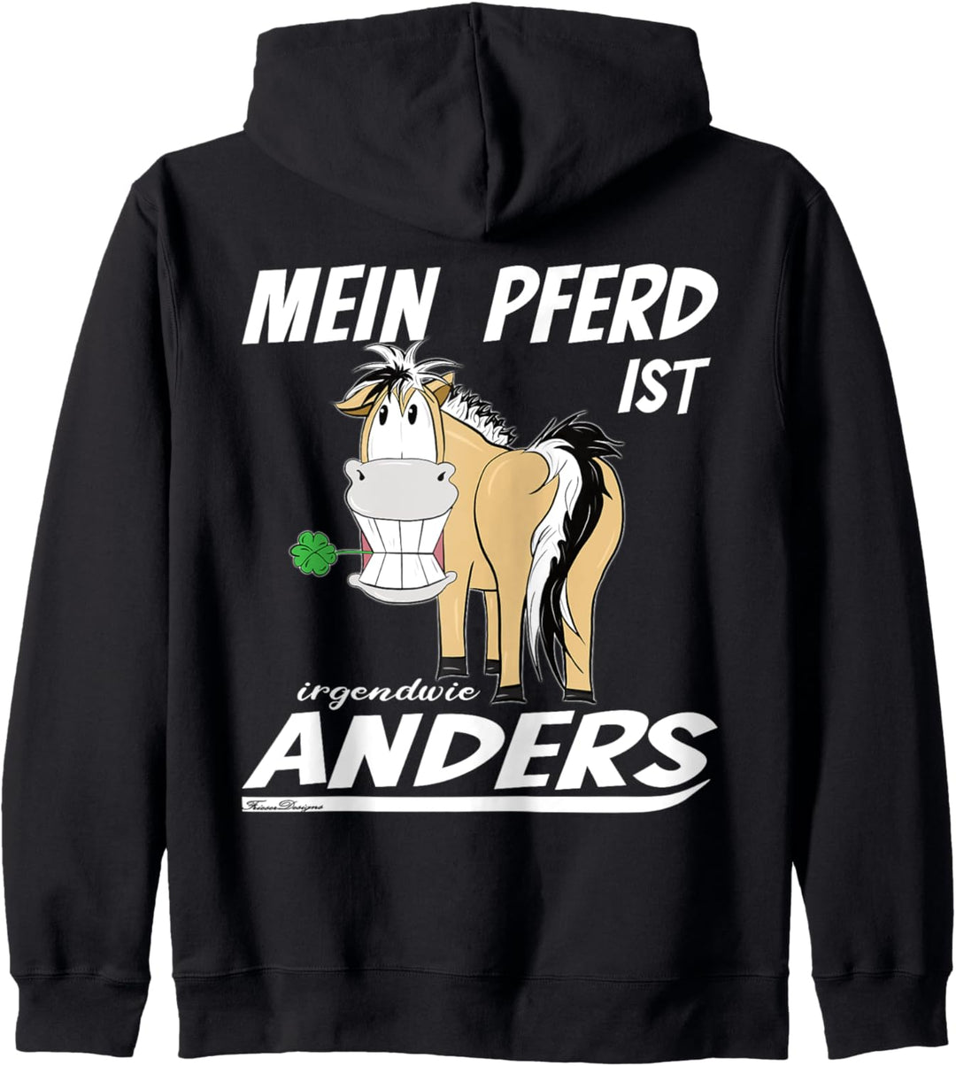 Mein Pferd ist irgendwie anders lustiges Fjordpferd Kapuzenjacke