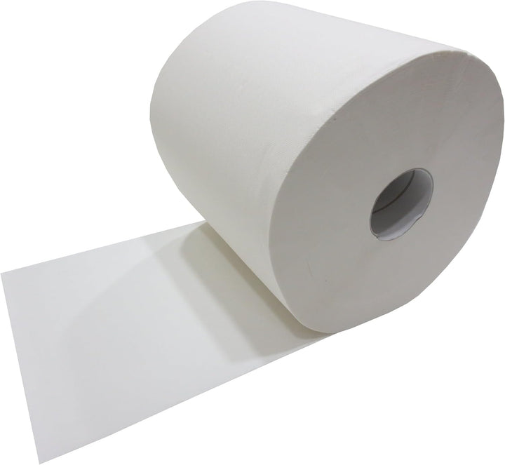 2x Putzrolle weiss 2-lagig gesamt 1600 Blatt 26x35 cm perforiert Reinigungstücher Putzpapier Wischtü