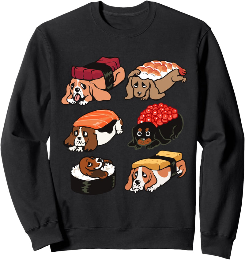 Sushi Basset Hound Sweatshirt