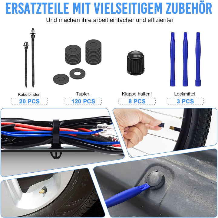 MICTUNING 330 Stück Auto Demontage Werkzeuge, Montage Werkzeugset, 330 Stück