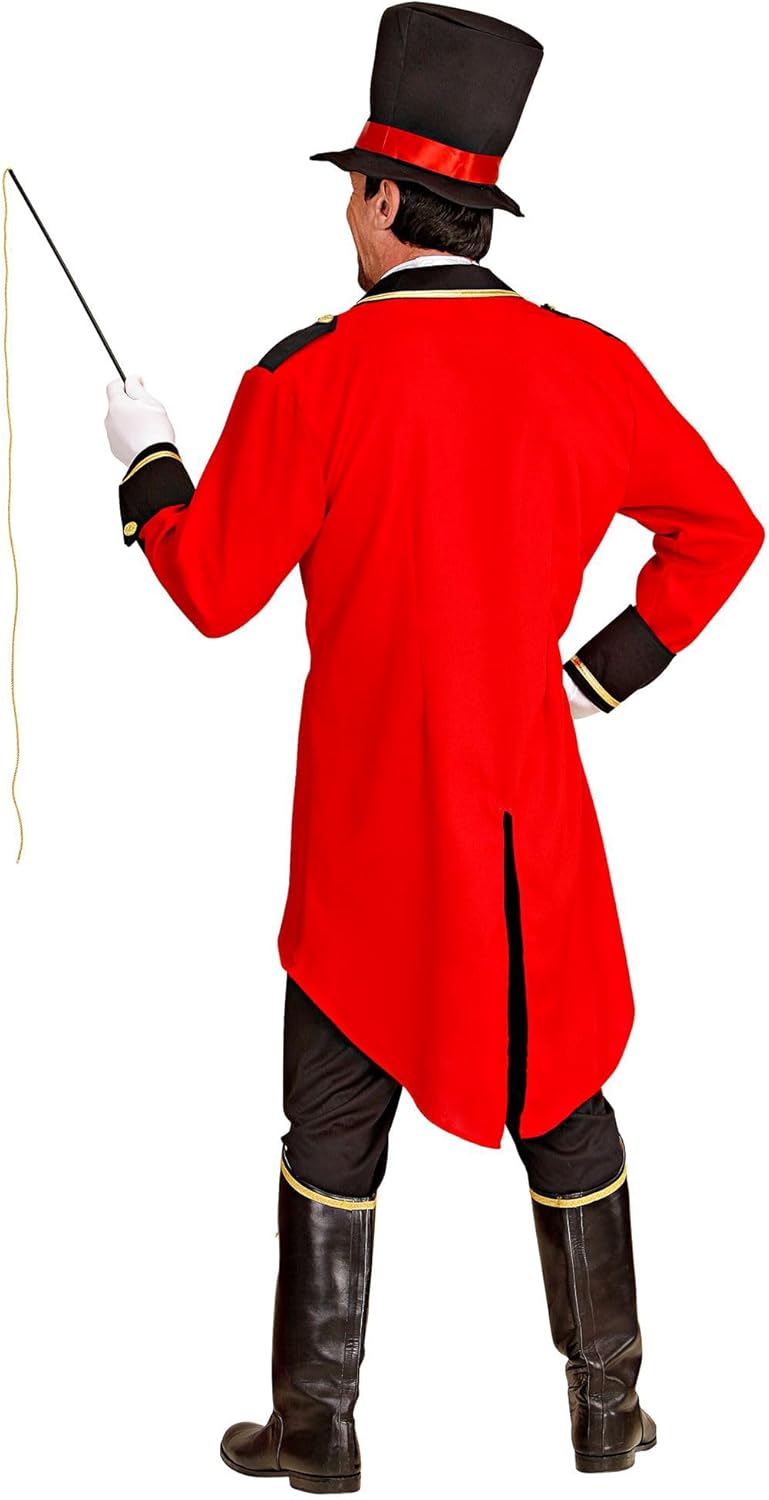 "RINGMASTER" (jacket, vest with shirt &bow tie, pants, hat, whip) - (L), L