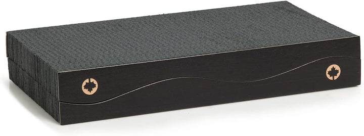 CanadianCat Company | Kratzblock aus Zwei Kratzwellen | 2 in 1 Katzen Kratzpappe | ca. 42 x 23,5 x 7