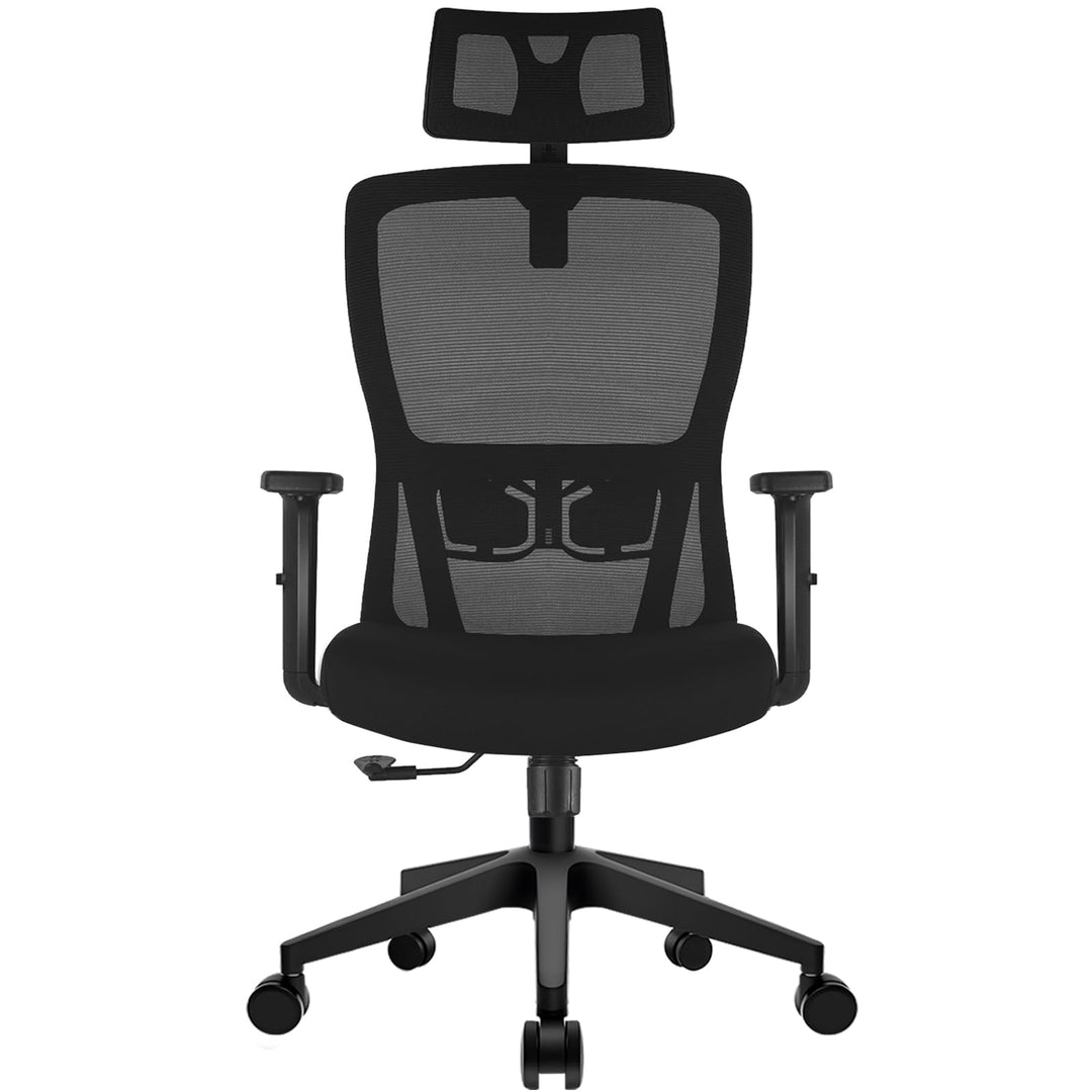 Ergonomischer Bürostuhl, Schreibtischstuhl mit Kopf-Lendenstütze | Höhenverstellbar,Verstellbare Arm