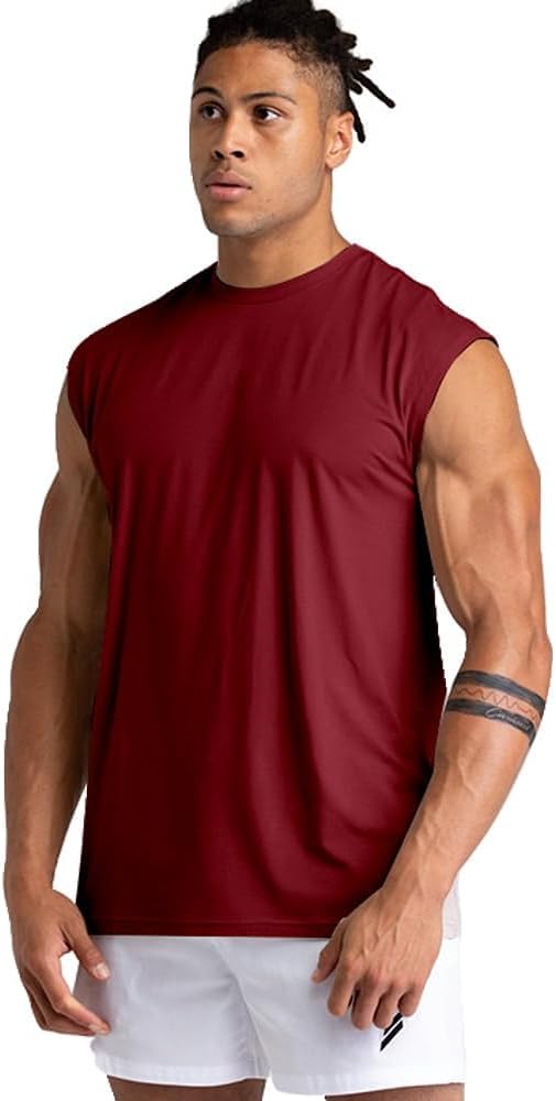 Holure 1, 3 or 5er Pack Mens Cotton Gym Tank Tops Workout ärmellose Shirts Athletic Muscle Tank Trai
