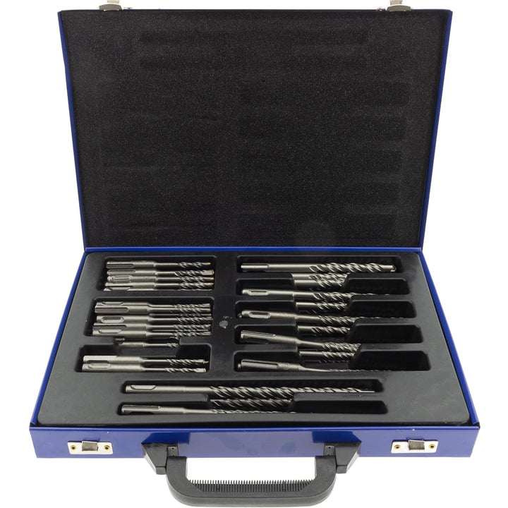 Toolchest SDS Steinbohrer Set 4-12 mm im Metallkoffer | Alle gängigen Grössen von 4 x 110 mm über 10