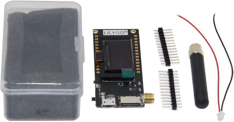 LILYGO TTGO Lora OLED 0,96 Zoll SD-Karte WiFi BLE Entwicklungsplatine ESP-32 Paxcounter Modul SMA Me