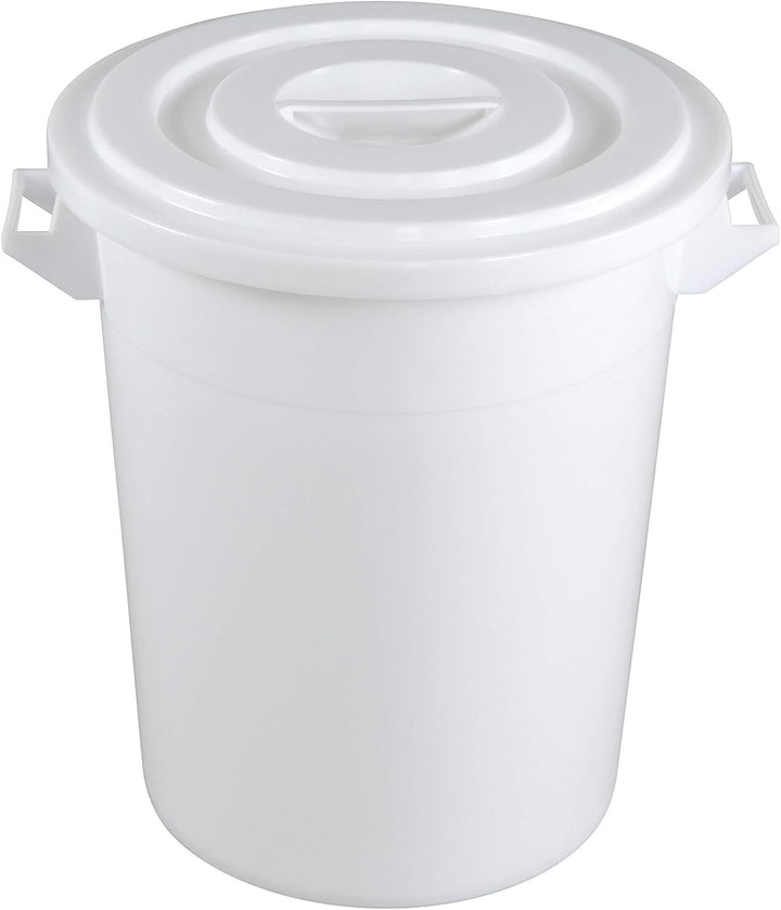 50 Liter Eimer mit Deckel Universaltonne lebensmittelecht Kübel Wassertonne Futtertonne Behälter Vor