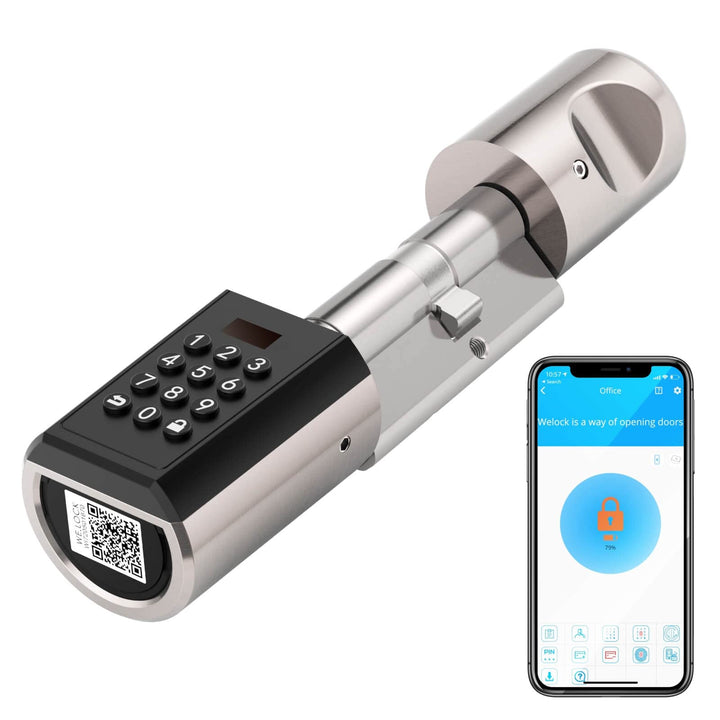WELOCK PBL41 Elektronisches Zahlencode Schliesszylinder Haustür IP65 Elektronisches Türschloss mit B