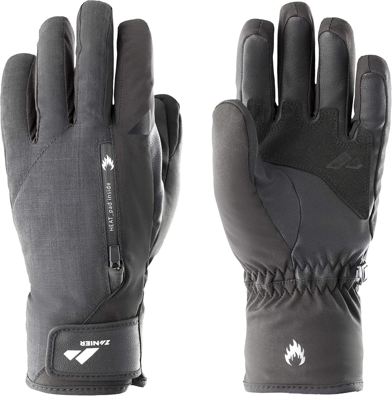 Zanier-Damen-Handschuhe-SERFAUS.STX 8 Schwarz, 8 Schwarz